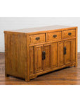 Early 20th Century Chinese Elmwood Sideboard-4. Asian & Chinese Furniture, Art, Antiques, Vintage Home Décor for sale at FEA Home