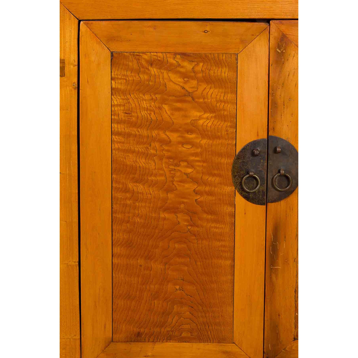 Chinese 19th Century Qing Dynasty Cabinet with Two Doors over Two Drawers-8. Asian & Chinese Furniture, Art, Antiques, Vintage Home Décor for sale at FEA Home
