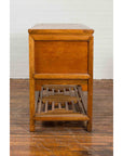 Chinese Qing Dynasty 19th Century Waisted Sideboard with Carved Floral Motifs-14. Asian & Chinese Furniture, Art, Antiques, Vintage Home Décor for sale at FEA Home