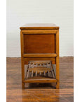 Chinese Qing Dynasty 19th Century Waisted Sideboard with Carved Floral Motifs-19. Asian & Chinese Furniture, Art, Antiques, Vintage Home Décor for sale at FEA Home