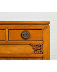 Chinese Qing Dynasty 19th Century Waisted Sideboard with Carved Floral Motifs-7. Asian & Chinese Furniture, Art, Antiques, Vintage Home Décor for sale at FEA Home