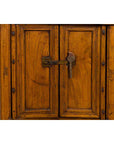 Chinese Qing Dynasty 19th Century Elmwood Side Cabinet with Doors and Drawers-9. Asian & Chinese Furniture, Art, Antiques, Vintage Home Décor for sale at FEA Home
