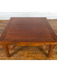 Chinese Qing Dynasty 19th Century Elmwood Coffee Table with Carved Apron-7. Asian & Chinese Furniture, Art, Antiques, Vintage Home Décor for sale at FEA Home