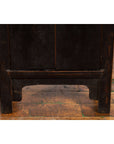 Chinese Qing Dynasty 19th Century Side Cabinet with Distressed Black Lacquer-10. Asian & Chinese Furniture, Art, Antiques, Vintage Home Décor for sale at FEA Home