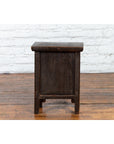 Chinese Qing Dynasty 19th Century Side Cabinet with Distressed Black Lacquer-14. Asian & Chinese Furniture, Art, Antiques, Vintage Home Décor for sale at FEA Home
