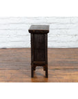 Chinese Qing Dynasty 19th Century Side Cabinet with Distressed Black Lacquer-15. Asian & Chinese Furniture, Art, Antiques, Vintage Home Décor for sale at FEA Home