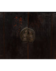 Chinese Qing Dynasty 19th Century Side Cabinet with Distressed Black Lacquer-9. Asian & Chinese Furniture, Art, Antiques, Vintage Home Décor for sale at FEA Home