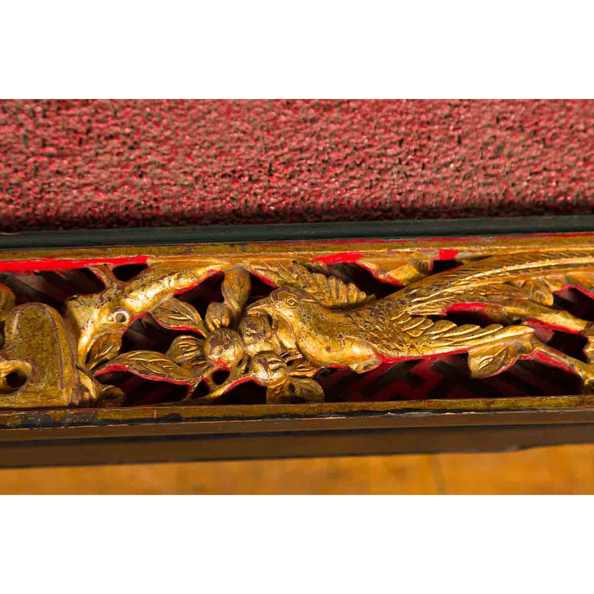 Chinese Antique Shop Sign with Calligraphy Made into a Black Coffee Table-19. Asian & Chinese Furniture, Art, Antiques, Vintage Home Décor for sale at FEA Home