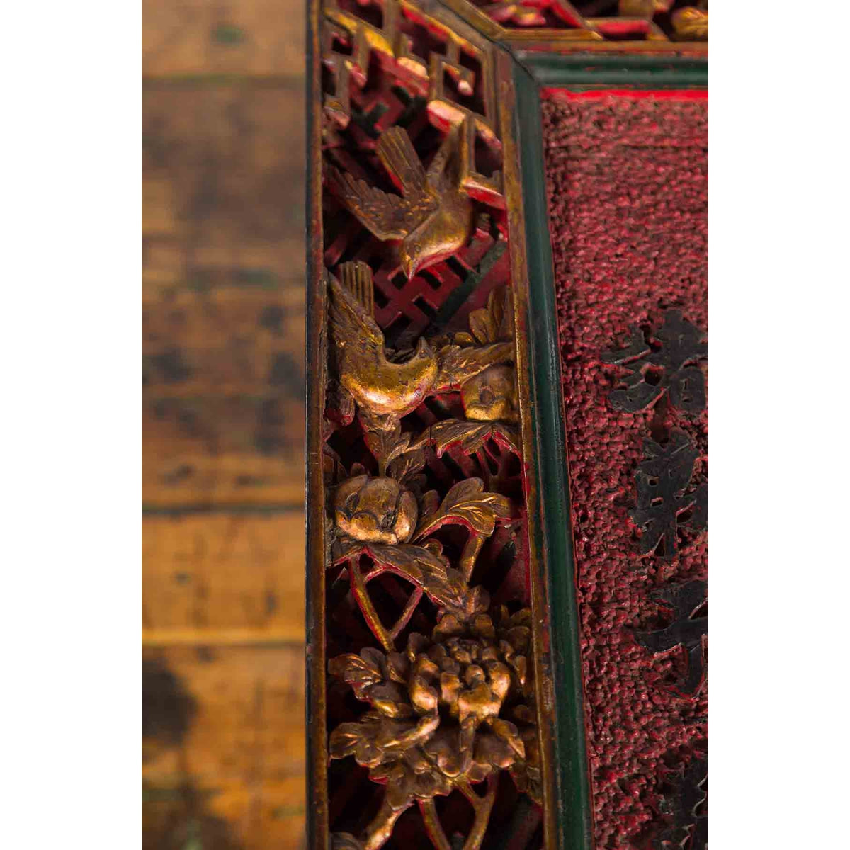 Antique Chinese Shop Sign with Calligraphy Made into a Black Coffee Table-14. Asian & Chinese Furniture, Art, Antiques, Vintage Home Décor for sale at FEA Home