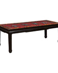 Antique Chinese Shop Sign with Calligraphy Made into a Black Coffee Table-1. Asian & Chinese Furniture, Art, Antiques, Vintage Home Décor for sale at FEA Home