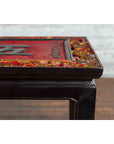 Antique Chinese Shop Sign with Calligraphy Made into a Black Coffee Table-7. Asian & Chinese Furniture, Art, Antiques, Vintage Home Décor for sale at FEA Home