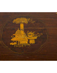 Qing Dynasty 19th Century Chinese Low Kang Coffee Table with Painted Décor-7. Asian & Chinese Furniture, Art, Antiques, Vintage Home Décor for sale at FEA Home
