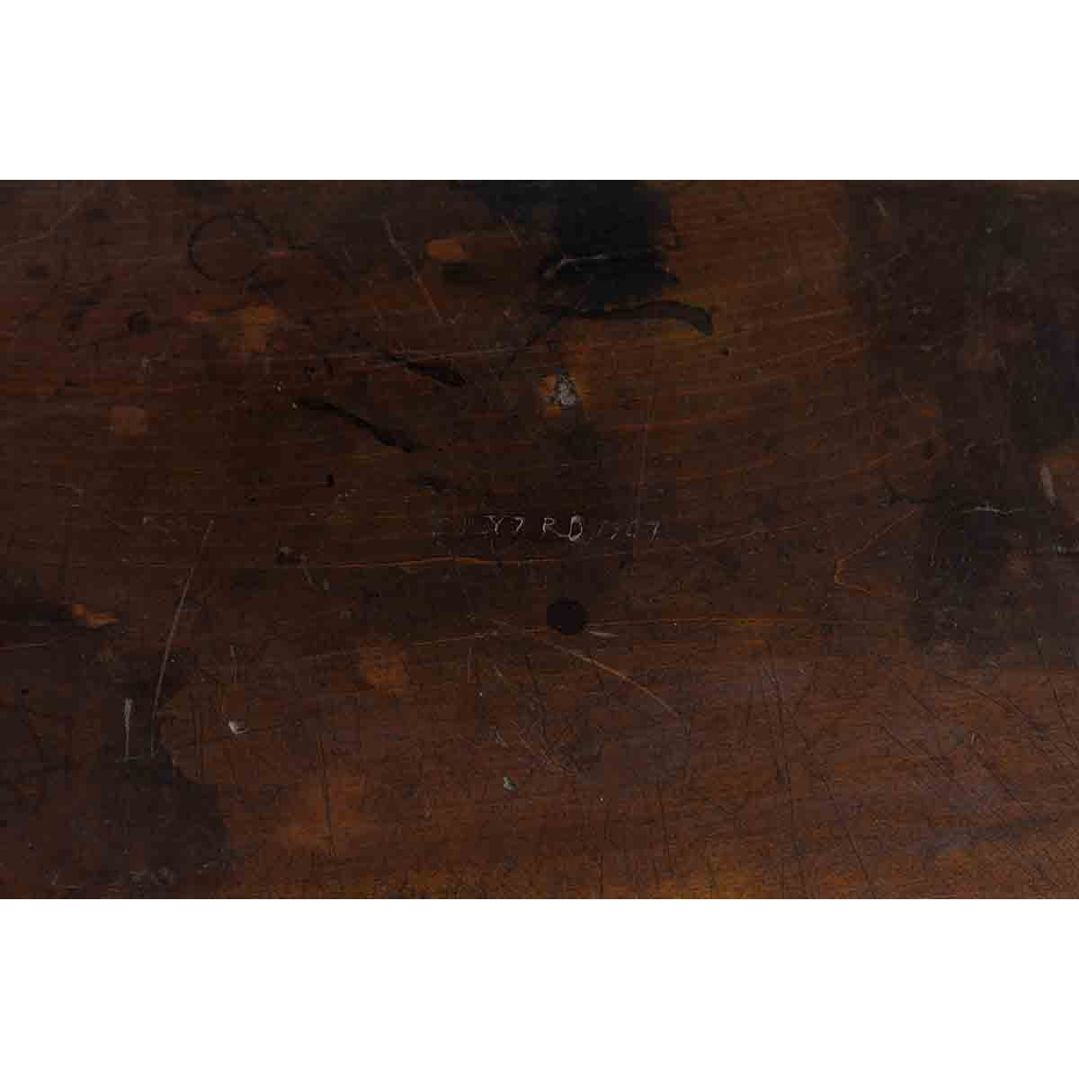Japanese Low Table or Bench with Carved Cutout Legs-11. Asian & Chinese Furniture, Art, Antiques, Vintage Home Décor for sale at FEA Home