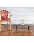 Japanese Low Table or Bench with Carved Cutout Legs-5. Asian & Chinese Furniture, Art, Antiques, Vintage Home Décor for sale at FEA Home