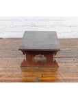 Japanese Low Table or Bench with Carved Cutout Legs-7. Asian & Chinese Furniture, Art, Antiques, Vintage Home Décor for sale at FEA Home