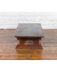 Japanese Low Table or Bench with Carved Cutout Legs-9. Asian & Chinese Furniture, Art, Antiques, Vintage Home Décor for sale at FEA Home