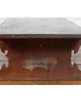 Japanese Low Table or Bench with Carved Cutout Legs-10. Asian & Chinese Furniture, Art, Antiques, Vintage Home Décor for sale at FEA Home