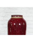 Chinese Qing Dynasty 18th or 19th Century Oxblood Jar with Circular Lid-5. Asian & Chinese Furniture, Art, Antiques, Vintage Home Décor for sale at FEA Home