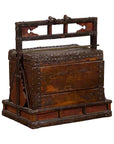 Chinese Qing Dynasty Tiered Wedding Box with Nailheads and Dark Patina-1. Asian & Chinese Furniture, Art, Antiques, Vintage Home Décor for sale at FEA Home