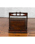 Chinese Qing Dynasty Tiered Wedding Box with Nailheads and Dark Patina-3. Asian & Chinese Furniture, Art, Antiques, Vintage Home Décor for sale at FEA Home