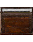 Chinese Qing Dynasty Tiered Wedding Box with Nailheads and Dark Patina-6. Asian & Chinese Furniture, Art, Antiques, Vintage Home Décor for sale at FEA Home
