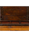 Chinese Qing Dynasty Tiered Wedding Box with Nailheads and Dark Patina-7. Asian & Chinese Furniture, Art, Antiques, Vintage Home Décor for sale at FEA Home