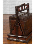 Chinese Qing Dynasty Tiered Wedding Box with Nailheads and Dark Patina-9. Asian & Chinese Furniture, Art, Antiques, Vintage Home Décor for sale at FEA Home