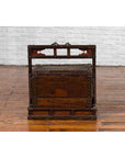 Chinese Qing Dynasty Tiered Wedding Box with Nailheads and Dark Patina-11. Asian & Chinese Furniture, Art, Antiques, Vintage Home Décor for sale at FEA Home