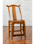 Near Pair of Chinese Qing Dynasty 19th Century Yoke High Back Decorative Chairs-8. Asian & Chinese Furniture, Art, Antiques, Vintage Home Décor for sale at FEA Home