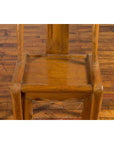 Near Pair of Chinese Qing Dynasty 19th Century Yoke High Back Decorative Chairs-12. Asian & Chinese Furniture, Art, Antiques, Vintage Home Décor for sale at FEA Home