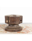 Set of Three Indian 19th Century Seed Planters with Carved Motifs and Patina-13. Asian & Chinese Furniture, Art, Antiques, Vintage Home Décor for sale at FEA Home