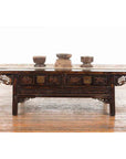 Set of Three Indian 19th Century Seed Planters with Carved Motifs and Patina-3. Asian & Chinese Furniture, Art, Antiques, Vintage Home Décor for sale at FEA Home