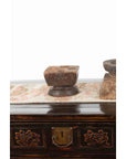 Set of Three Indian 19th Century Seed Planters with Carved Motifs and Patina-4. Asian & Chinese Furniture, Art, Antiques, Vintage Home Décor for sale at FEA Home