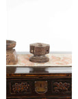Set of Three Indian 19th Century Seed Planters with Carved Motifs and Patina-6. Asian & Chinese Furniture, Art, Antiques, Vintage Home Décor for sale at FEA Home