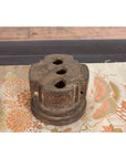 Set of Three Indian 19th Century Seed Planters with Carved Motifs and Patina-9. Asian & Chinese Furniture, Art, Antiques, Vintage Home Décor for sale at FEA Home
