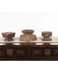 Set of Three Indian 19th Century Seed Planters with Carved Motifs and Patina-10. Asian & Chinese Furniture, Art, Antiques, Vintage Home Décor for sale at FEA Home