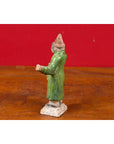 Terracotta Ming Dynasty Court Official Statuette with Original Polychromy-9. Asian & Chinese Furniture, Art, Antiques, Vintage Home Décor for sale at FEA Home
