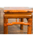 Pair of Chinese Qing Dynasty 19th Century Side Tables with Humpback Stretchers-13. Asian & Chinese Furniture, Art, Antiques, Vintage Home Décor for sale at FEA Home