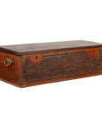 Late 19th Century Coffer from Sumatra with Carved Motifs and Iron Hardware-1. Asian & Chinese Furniture, Art, Antiques, Vintage Home Décor for sale at FEA Home
