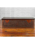 Late 19th Century Coffer from Sumatra with Carved Motifs and Iron Hardware-5. Asian & Chinese Furniture, Art, Antiques, Vintage Home Décor for sale at FEA Home