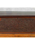 Late 19th Century Coffer from Sumatra with Carved Motifs and Iron Hardware-7. Asian & Chinese Furniture, Art, Antiques, Vintage Home Décor for sale at FEA Home