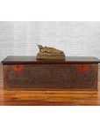Late 19th Century Coffer from Sumatra with Carved Motifs and Iron Hardware-4. Asian & Chinese Furniture, Art, Antiques, Vintage Home Décor for sale at FEA Home