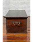 Late 19th Century Coffer from Sumatra with Carved Motifs and Iron Hardware-10. Asian & Chinese Furniture, Art, Antiques, Vintage Home Décor for sale at FEA Home