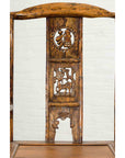 Pair of Chinese Qing Dynasty 19th Century Yoke Back Armchairs with Rattan Seats-18. Asian & Chinese Furniture, Art, Antiques, Vintage Home Décor for sale at FEA Home