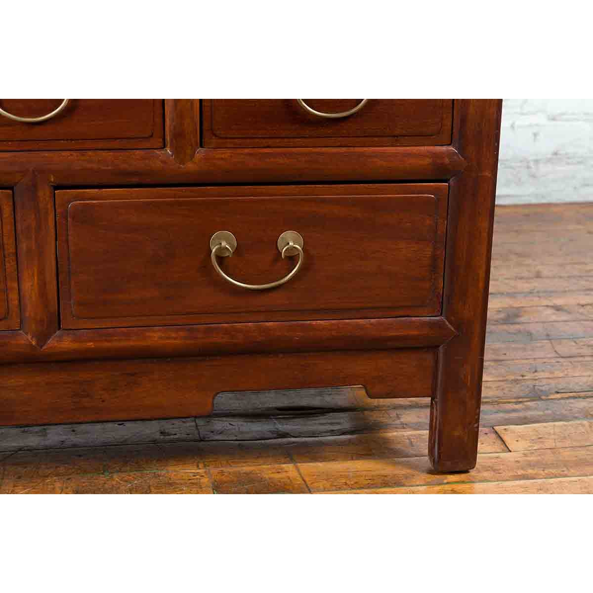 Chinese Two-Toned Cabinet with Doors and Five Drawers from the 20th Century-13. Asian & Chinese Furniture, Art, Antiques, Vintage Home Décor for sale at FEA Home