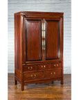 Chinese Two-Toned Cabinet with Doors and Five Drawers from the 20th Century-2. Asian & Chinese Furniture, Art, Antiques, Vintage Home Décor for sale at FEA Home