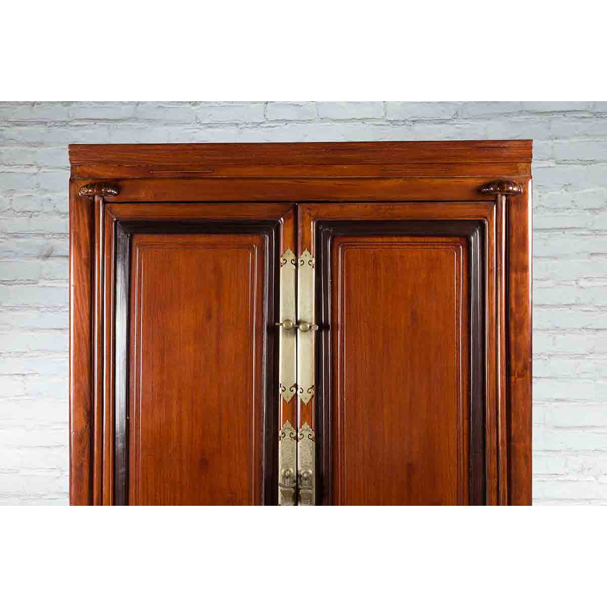 Chinese Two-Toned Cabinet with Doors and Five Drawers from the 20th Century-5. Asian & Chinese Furniture, Art, Antiques, Vintage Home Décor for sale at FEA Home