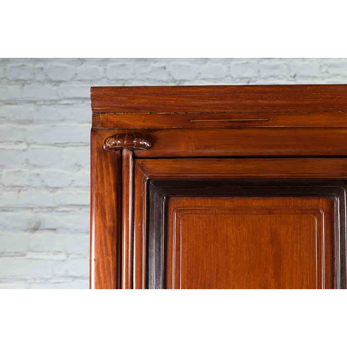 Chinese Two-Toned Cabinet with Doors and Five Drawers from the 20th Century-9. Asian & Chinese Furniture, Art, Antiques, Vintage Home Décor for sale at FEA Home