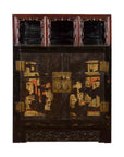 Chinese Qing Dynasty Period 19th Century Cabinet with Original Brown Lacquer-1. Asian & Chinese Furniture, Art, Antiques, Vintage Home Décor for sale at FEA Home