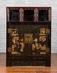 Chinese Qing Dynasty Period 19th Century Cabinet with Original Brown Lacquer-2. Asian & Chinese Furniture, Art, Antiques, Vintage Home Décor for sale at FEA Home
